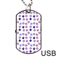 Milk And Donuts Dog Tag Usb Flash (one Side) by snowwhitegirl