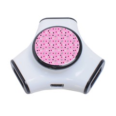 Pink Milk Hearts 3-port Usb Hub by snowwhitegirl