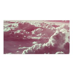 In The Clouds Pink Satin Shawl by snowwhitegirl