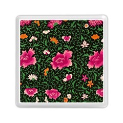 Pink Japan Floral Memory Card Reader (square) by snowwhitegirl