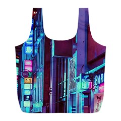 Japan City Full Print Recycle Bags (l)  by snowwhitegirl