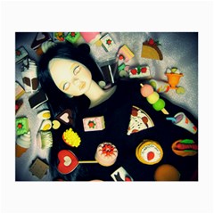Food Small Glasses Cloth (2-side) by snowwhitegirl