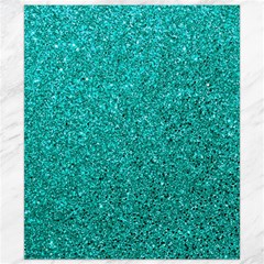 Aqua Glitter Canvas 8  X 10  by snowwhitegirl