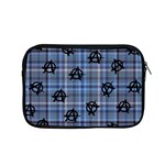 Blue  Plaid Anarchy Apple MacBook Pro 15  Zipper Case Front