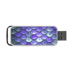 Blue Purple Mermaid Scale Portable Usb Flash (one Side) by snowwhitegirl