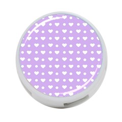 Hearts Dots Purple 4-port Usb Hub (one Side) by snowwhitegirl