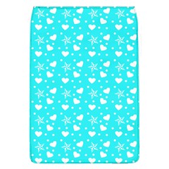 Hearts And Star Dot Blue Removable Flap Cover (l) by snowwhitegirl
