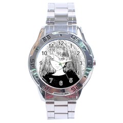 Girl Stainless Steel Analogue Watch by snowwhitegirl