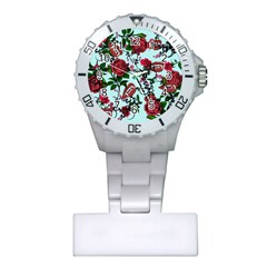 Light Blue Rose Vampire Plastic Nurses Watch by snowwhitegirl