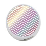 Ombre Zigzag 01 4-Port USB Hub (Two Sides) Back