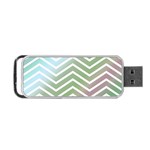 Ombre Zigzag 02 Portable USB Flash (Two Sides) Front