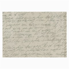 Handwritten Letter 2 Large Glasses Cloth (2-side) by vintage2030