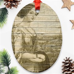 Lady 2523423 1920 Oval Ornament (two Sides) by vintage2030