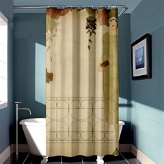 Twenties Girl Shower Curtain 36  X 72  (stall)  by vintage2030