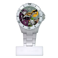Playing Skeleton Plastic Nurses Watch by vintage2030