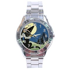 Black Cat 1462738 1920 Stainless Steel Analogue Watch by vintage2030