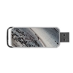 Black And White Portable Usb Flash (one Side) by WILLBIRDWELL