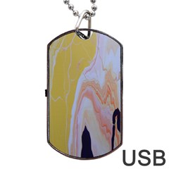 Carnival Dog Tag Usb Flash (one Side) by WILLBIRDWELL