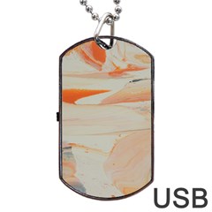 Dreamscape Dog Tag Usb Flash (two Sides) by WILLBIRDWELL