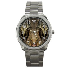 Fractal Art Graphic Design Image Sport Metal Watch by Sapixe