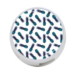 Pinapples Blue 4-port Usb Hub (two Sides) by snowwhitegirl