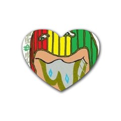 Theconnect Heart Coaster (4 Pack)  by RWTFSWIMWEAR