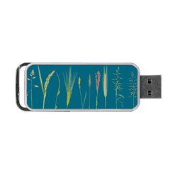 Grass Grasses Blade Of Grass Portable Usb Flash (two Sides) by Nexatart