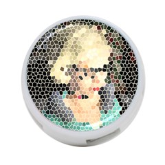 Stained Glass Girl 4-port Usb Hub (one Side) by snowwhitegirl