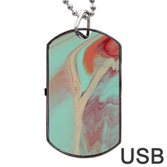 Spaceway Dog Tag Usb Flash (two Sides) by WILLBIRDWELL