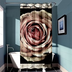 Vintage Rose Shower Curtain 36  X 72  (stall)  by vintage2030