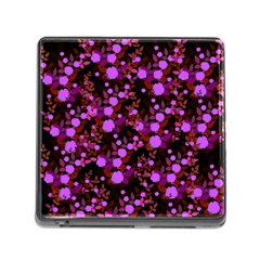 Purple Red  Roses Memory Card Reader (square 5 Slot) by snowwhitegirl