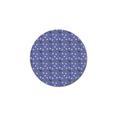 Blue Deer Pattern Golf Ball Marker by snowwhitegirl
