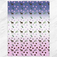 Ombre Deer Pattern Canvas 36  X 48  by snowwhitegirl