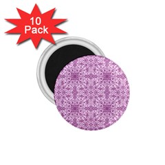 Ornamental Pink 1 75  Magnets (10 Pack)  by snowwhitegirl