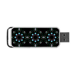 Embroidery Paisley Black Portable Usb Flash (two Sides) by snowwhitegirl