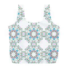 Embroidery Paisley Full Print Recycle Bag (l) by snowwhitegirl