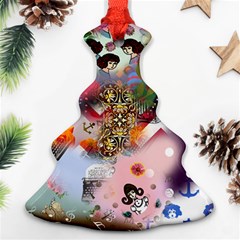 Pattern Patchwork Ornament (christmas Tree)  by snowwhitegirl
