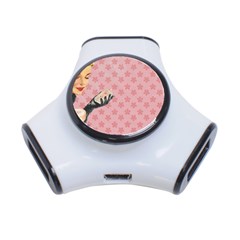 Vintage Lady 3-port Usb Hub by vintage2030