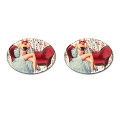 Retro 1265777 1920 Cufflinks (oval) by vintage2030
