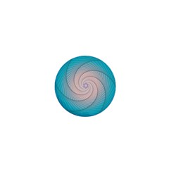 Decorative Background Blue 1  Mini Buttons by Sapixe