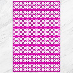 Circles Lines Bright Pink Modern Pattern Canvas 24  X 36  by BrightVibesDesign