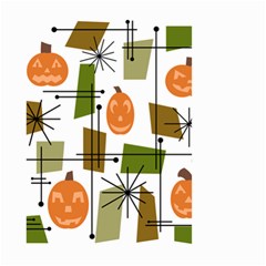 Halloween Mid Century Modern Small Garden Flag (two Sides) by KayCordingly