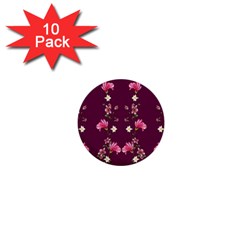 New Motif Design Textile New Design 1  Mini Buttons (10 Pack)  by Simbadda