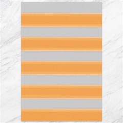 Bold Stripes Yellow Pattern Canvas 12  X 18  by BrightVibesDesign