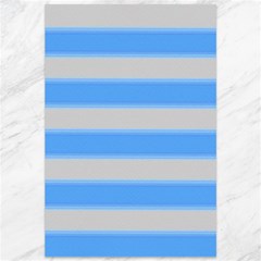 Bold Stripes Bright Blue Pattern Canvas 12  X 18  by BrightVibesDesign