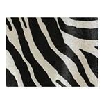 Zebra print Double Sided Flano Blanket (Mini)  35 x27  Blanket Back
