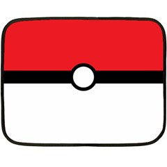 Poke Ball Fleece Blanket (mini) by raeraeshescrafty