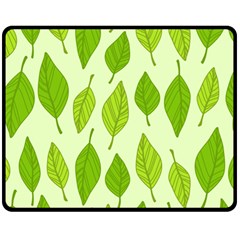 Autumn Pattern Fleece Blanket (medium)  by Hansue