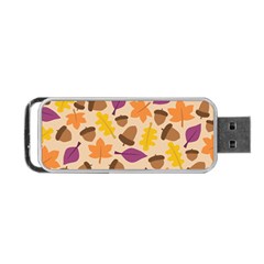 Acorn Pattern Portable Usb Flash (two Sides) by Hansue