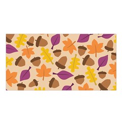 Acorn Pattern Satin Shawl by Hansue
